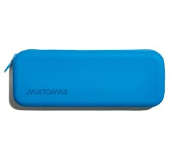 Muitomas SILPENCASEBL pencil case Soft pencil case Silicone Arctic blue