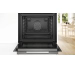 BOSCH Four encastrable pyrolyse HRG7764B1, Série 8, fonction vapeur, 71 litres
