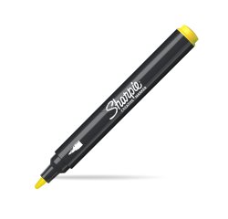Marqueur sharpie creatif pointe ogive trait 2,5mm      encre acrylique coloris jaune