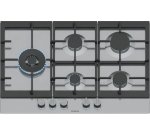 SIEMENS Plaque gaz EC7A5SI90, iQ500, 5 foyers, 75 cm, StepFlame