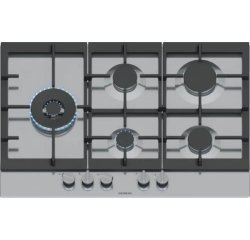 SIEMENS Plaque gaz EC7A5SI90, iQ500, 5 foyers, 75 cm, StepFlame