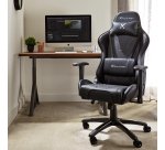 X Rocker 2021032 Siège pour jeu vidéo Fauteuil de gaming Siège rembourré Noir
