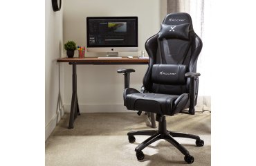 X Rocker 2021032 Video Game Chair Gaming Armchair Padded Seat Black