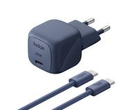 Belkin BoostCharge Ordinateur portable Bleu Secteur Charge rapide Intérieure