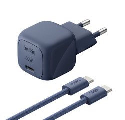 Belkin BoostCharge Ordinateur portable Bleu Secteur Charge rapide Intérieure
