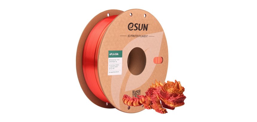 eSUN EPLA-SILK Polymelkzuur Meerkleurig 1 kg