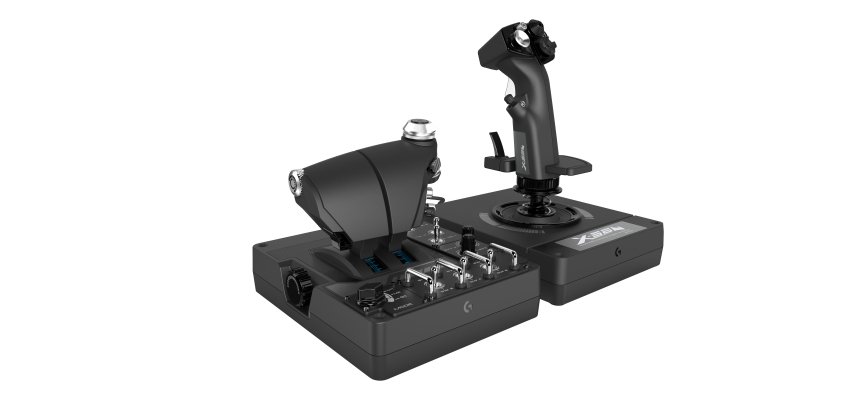 Logitech G G X56 HOTAS RGB Schwarz USB 2.0 Flugsimulation Analog/Digital PC