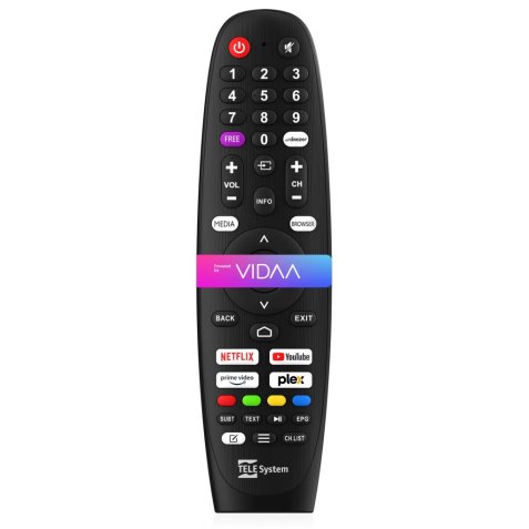 TELE System 58035023 remote control TV Press buttons