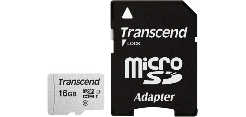 Transcend microSDHC 300S 16GB 16 Go NAND Classe 10