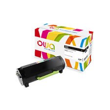 Toner remanufacturé OWA - standard - Noir - pour LEXMARK 24B6035