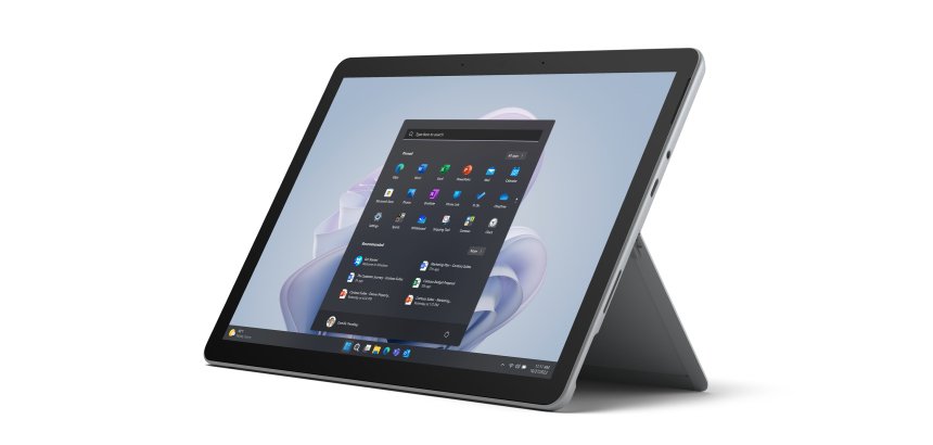 Microsoft Surface Go 4 Intel® N 64 Go 26,7 cm (10.5") 8 Go Wi-Fi 6 (802.11ax) Windows 11 Pro Platine