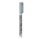 Marqueur artline permanent pointe fine conique 1.2mm tous supports corps métal encre pigmentée résiste eau argent