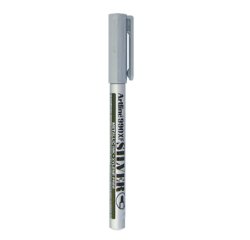 Marqueur artline permanent pointe fine conique 1.2mm tous supports corps métal encre pigmentée résiste eau argent