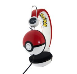OTL Technologies Pokémon Pokeball Cuffie Cablato A Padiglione MUSICA Rosso