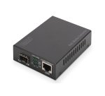Digitus Convertitore multimediale Gigabit PoE, RJ45 / SFP, PSE