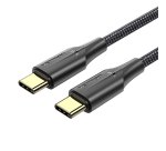 Vention Cable USB 2.0 Tipo-C 3A TAUBF/ USB Tipo-C Macho - USB Tipo-C Macho/ 1m/ Negro
