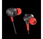 PowerA Wired Earbuds for Nintendo Switch 2 Auriculares Alámbrico Dentro de oído Juego Negro, Rojo