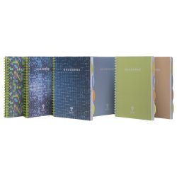 Intempo 8121RDTMQ writing notebook A4 100 sheets Multicolour
