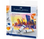 Peinture aquarelle faber castell boite de 24