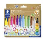 Feutres staedtler jumbo 328 coloris assortis pochette de  12
