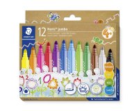 Feutres staedtler jumbo 328 coloris assortis pochette de  12