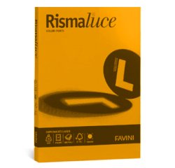 Carta Rismaluce - A4 - 200 gr - arancio 56 - Favini - conf. 125 fogli