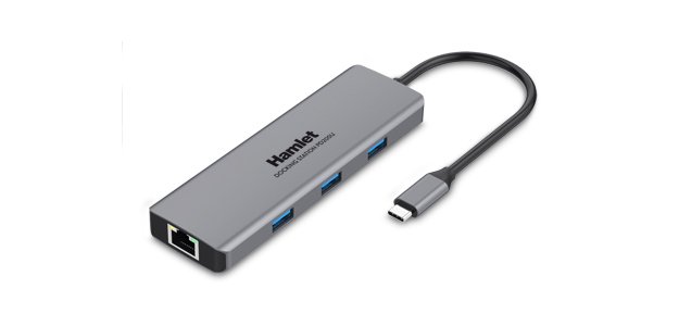 Hamlet HDKC-PD200U replicatore di porte e docking station per laptop Cablato USB 3.2 Gen 1 (3.1 Gen 1) Type-C Grigio