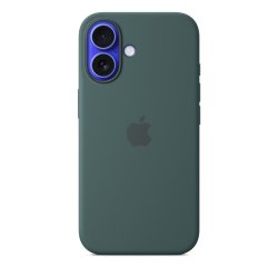 Apple Funda de silicona con MagSafe para el iPhone 16 - Verde lago