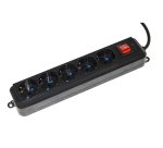 emmegi LKMP05LN power extension 1.5 m 5 AC outlet(s) Indoor Black