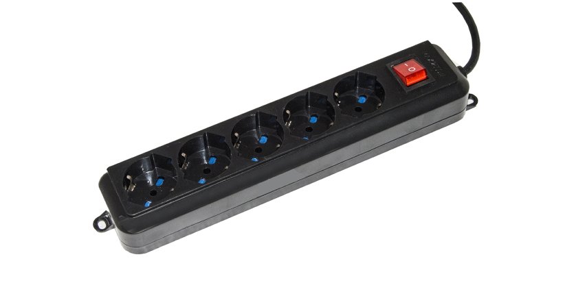 emmegi LKMP05LN prolunghe e multiple 1,5 m 5 presa(e) AC Interno Nero