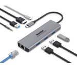 Hamlet HDKC-PD200 replicatore di porte e docking station per laptop Cablato USB 3.2 Gen 1 (3.1 Gen 1) Type-C Grigio
