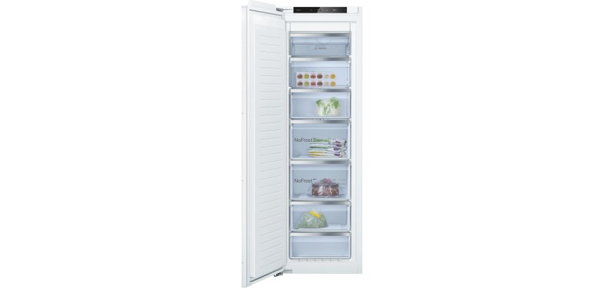 BOSCH Congélateur encastrable armoire GIN81VEE0, Série 4, NoFrost, pantographes