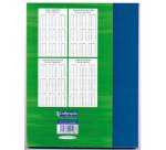 Cahier de brouillon piqué 7000 17x22 cm 48 pages grands carreaux 56 g - Vert