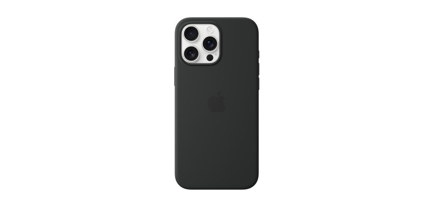 Apple Funda de silicona con MagSafe para el iPhone 16 Pro Max - Negro