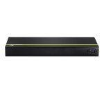 Trendnet TPE-TG160G commutateur réseau Non-géré L2 Gigabit Ethernet (10/100/1000) Connexion Ethernet, supportant l'alimentation via ce port (PoE) 1U Noir