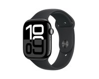 Apple Watch Series 10 OLED 46 mm Numérique 416 x 496 pixels Écran tactile Noir Wifi GPS (satellite)