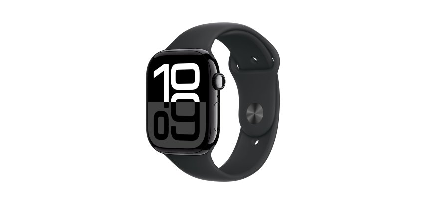 Apple Watch Series 10 OLED 46 mm Digital 416 x 496 pixels Touchscreen Black Wifi GPS (satellite)