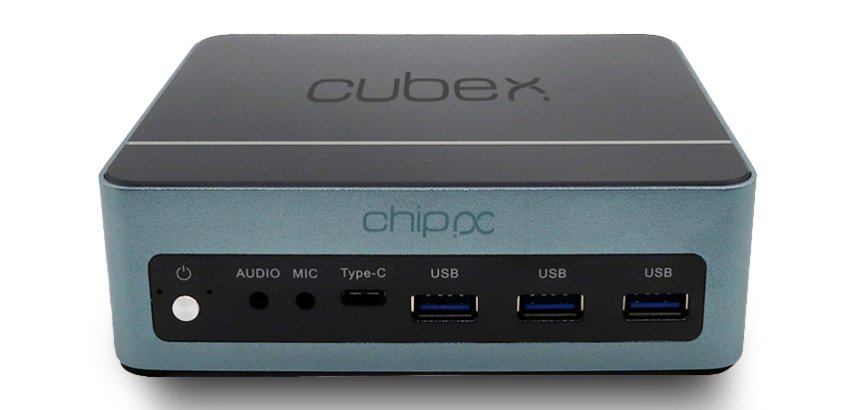 Chip PC CUBEX 13 Intel® Core™ i5 i5-1340P 16 Go DDR5-SDRAM 512 Go SSD Windows 11 Pro Mini PC Gris