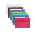 Favorit 400135688 cartella Polipropilene (PP) Blu, Verde, Grigio, Viola, Rosso, Trasparente A5