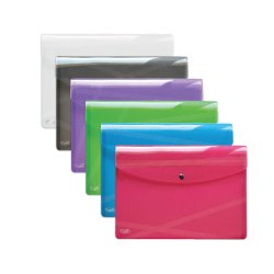 Favorit 400135688 folder Polypropylene (PP) Blue, Green, Grey, Purple, Red, Transparent A5