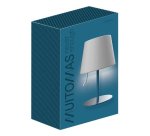 Muitomas Lampada da tavolo blu ottanio