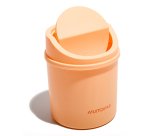 Muitomas DESKBINPF trash can Round Plastic Peach