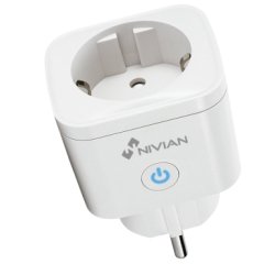 Nivian NVS-SOCKETF-W2 enchufe inteligente 3680 W Hogar Blanco