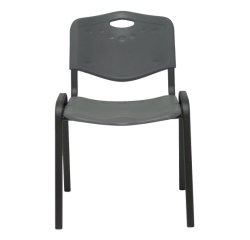 PIQUERAS Y CRESPO NOWY STYL Pack 2 sillas Iso plastic PVC gris Hard seat Hard backrest