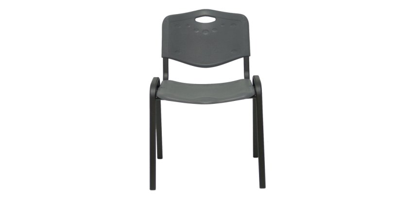 PIQUERAS Y CRESPO NOWY STYL Pack 2 sillas Iso plastic PVC gris Seduta rigida Schienale rigido