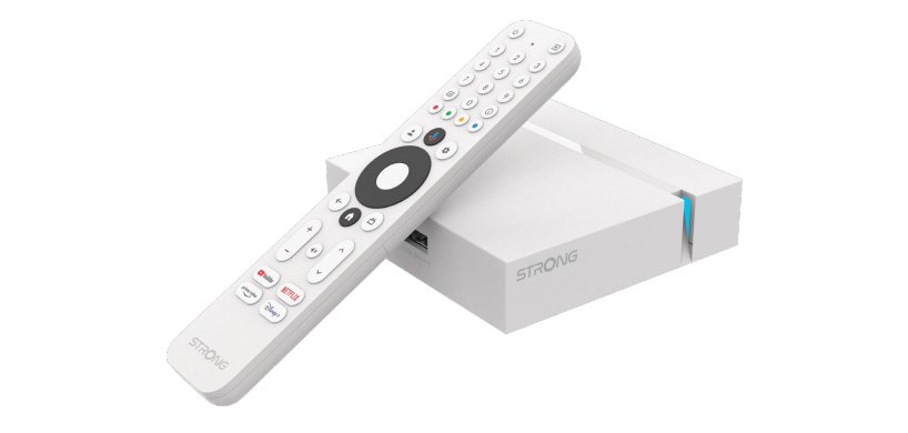 Strong LEAP-S3+V2 Smart TV box Bianco 4K Ultra HD 16 GB Wi-Fi Collegamento ethernet LAN