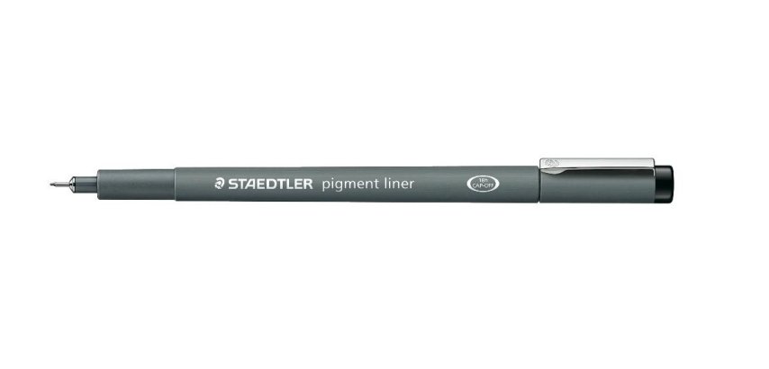 Staedtler Pigment liner Fineliner 0.7mm felt pen Black