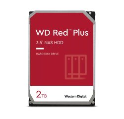 Western Digital Red Plus disco duro interno 2 TB 5400 RPM 64 MB 3.5" SATA
