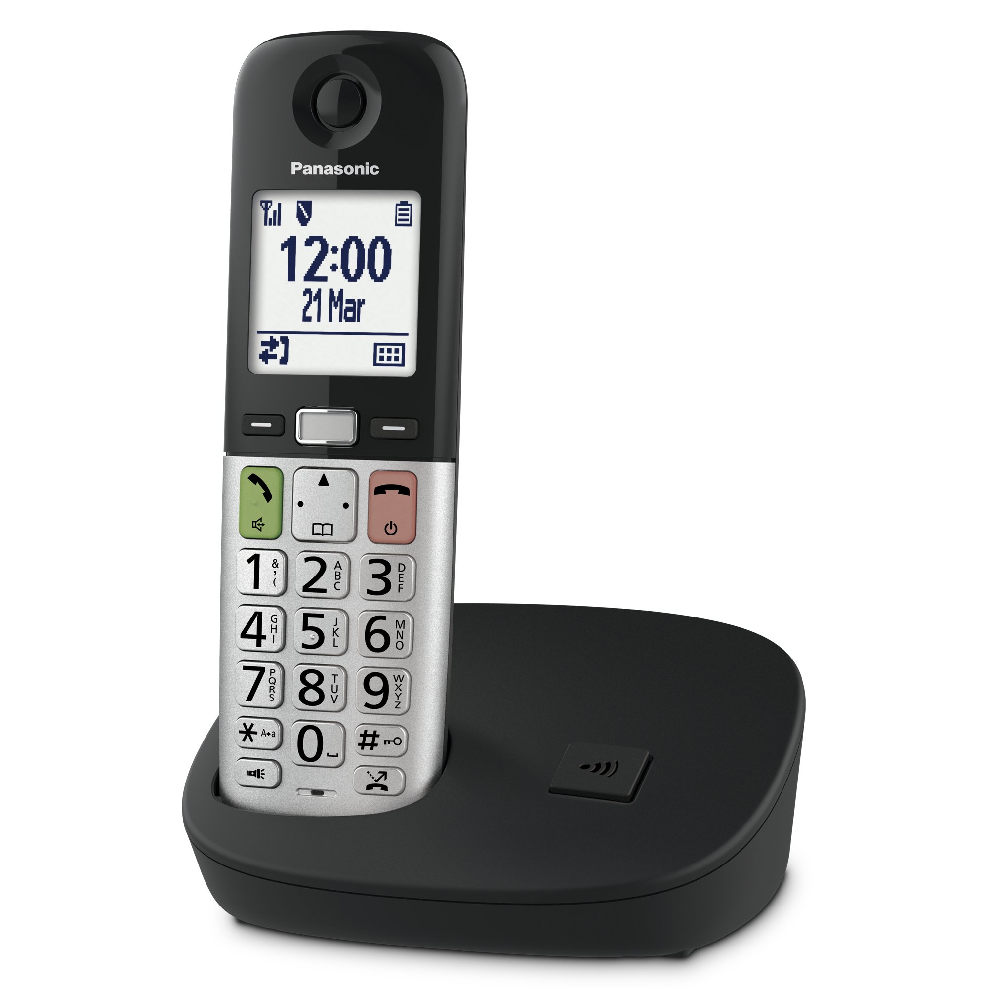 Panasonic KX-TGU410EXB telephone DECT telephone Caller ID Black, Silver