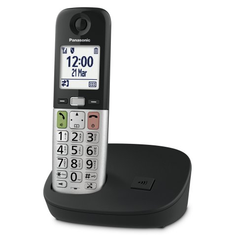 Panasonic KX-TGU410EXB telephone DECT telephone Caller ID Black, Silver
